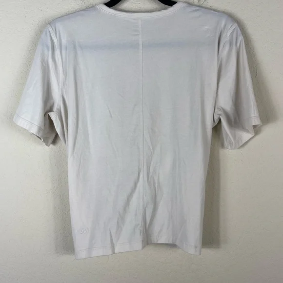 Lululemon Crescent Knot Twist Front Tee Cream Size 6 - Picture 5 of 5